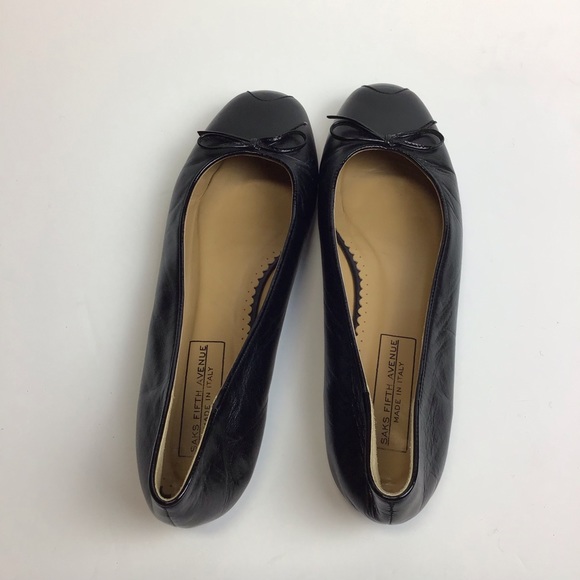 Saks Fifth Avenue - Classic Ballet Flat - Picture 6 of 10